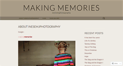 Desktop Screenshot of inesemjphotography.com